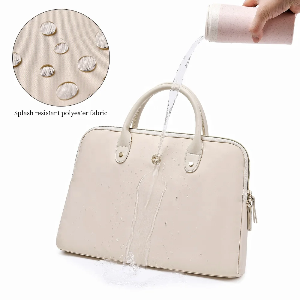 Laptop Bag for Women Custom Size  Laptop Tote Bag Leather Classy Computer Briefcase for Work Waterproof Handbag