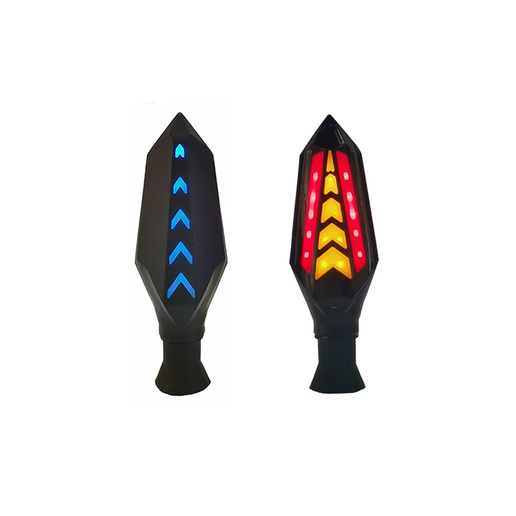 Motorcycle Mini indicators led turn signal flexible flowing front rear cold light for honda yamaha motorcycle part