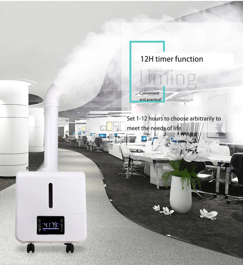 Humidifier 16L Digital Ultrasonic Cool Mist Built-in Hygrostat Sensor Automatically Maintains