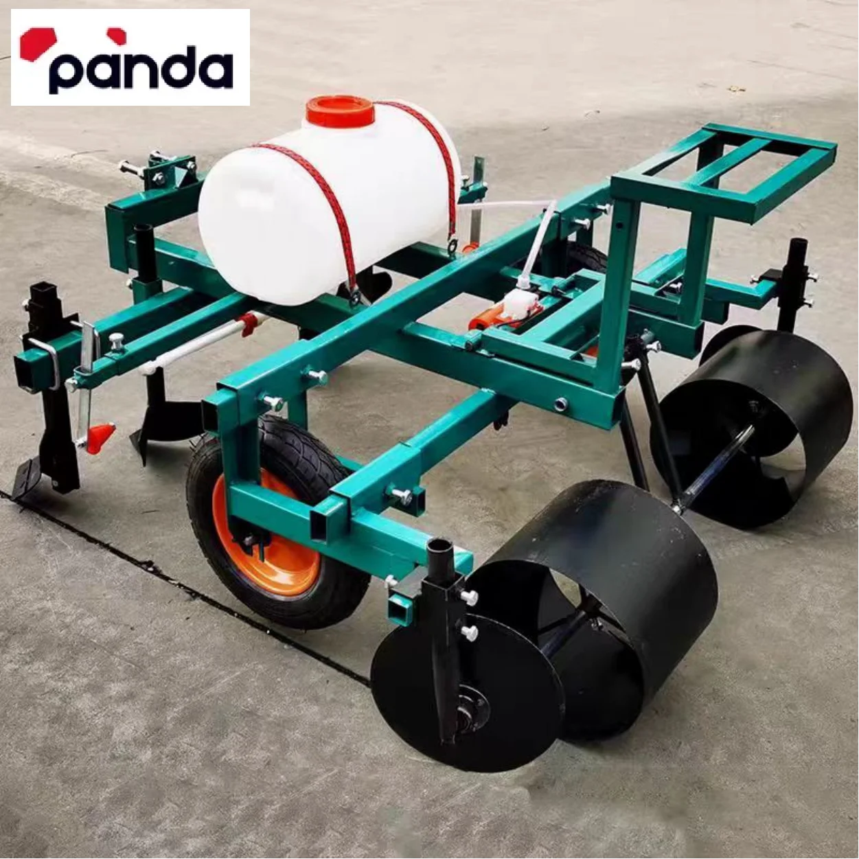 Micro tiller matched with peanut seeder Small peanut seed sowing and film covering machine