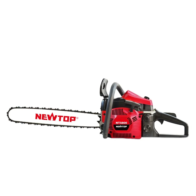 Portable chainsaw 58CC gasoline chainSaw machines with cheap gasoline chain saw