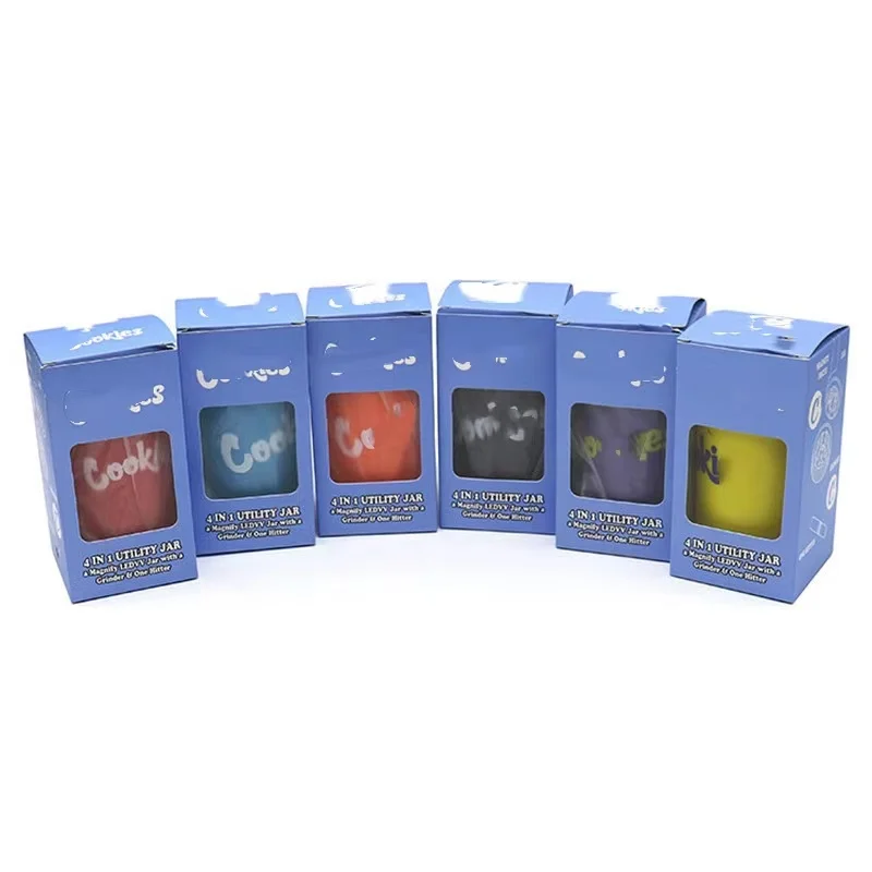 Печенья backwoods 4 в 1 Светодиодная лампа накаливания баночка для сухих трав, табака Контейнер сумка стекла на аккумуляторной батарее, бутылка с шлифовальная машина Лупа на