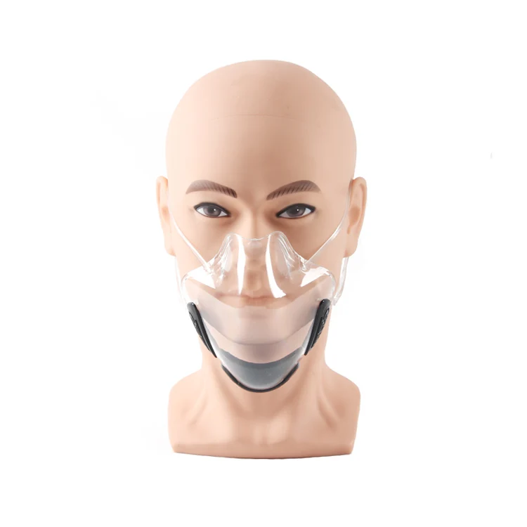 Taizhou plain brown polycarbonate plastic mouth face shields for grown ups
