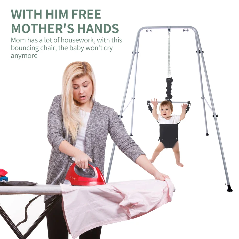 Baby Jumper Baby Jumper for Indoor Outdoor Play with Super Stand