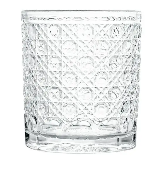 Wholesale creative whiskey carved glass foreign wine glass high-value light luxury red wine beer glass