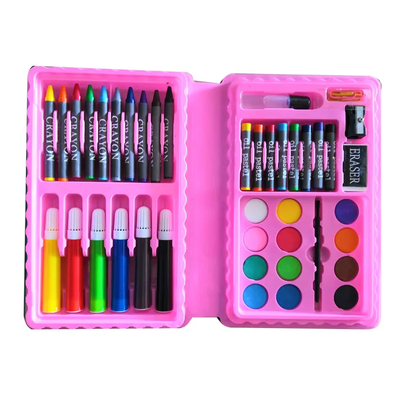  42PCS water color Painting Drawing Deluxe Kids Gift Cover Custom stationery marker pen Color Art