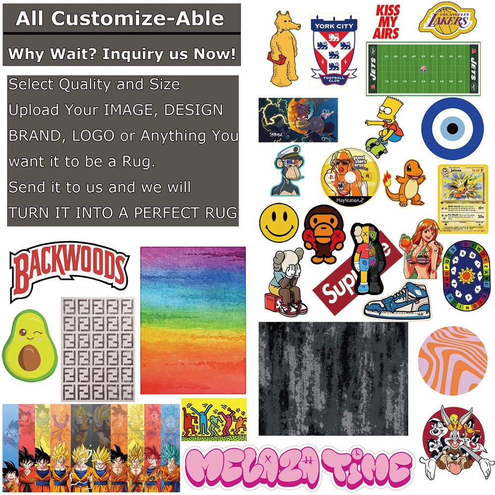 Ворсовый ковер ручной работы с принтом «Milo» коротким рукавом марки Bape