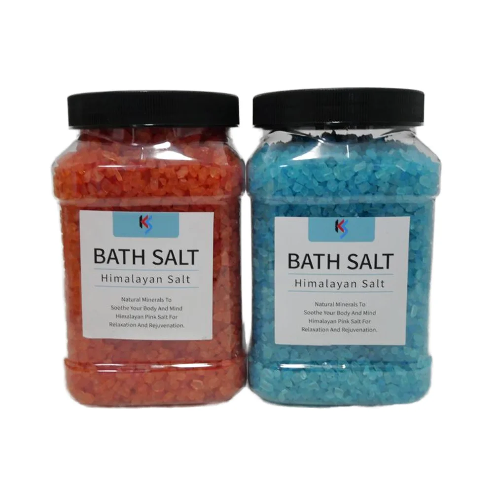 Pakistan Natural  Pink Himalayan Salt for Bath Custom Packaging with Fragrance or dried lavender/rose flower