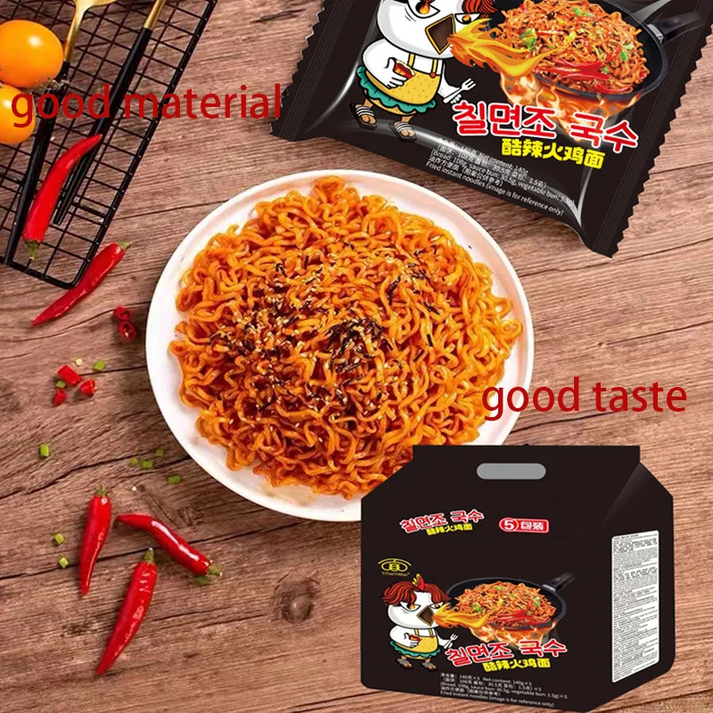 Wholesale Chinese  116g Korean Style Cream Flavor Hot Spicy Chicken Turkey Noodles Ramen