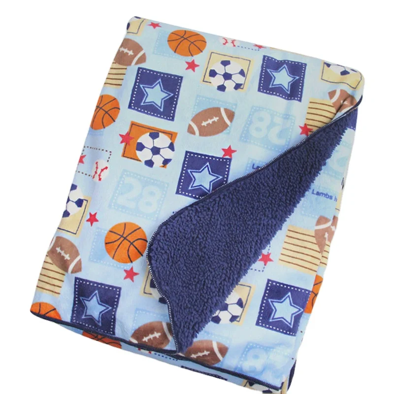 custom made new born super soft baby flannel blanket