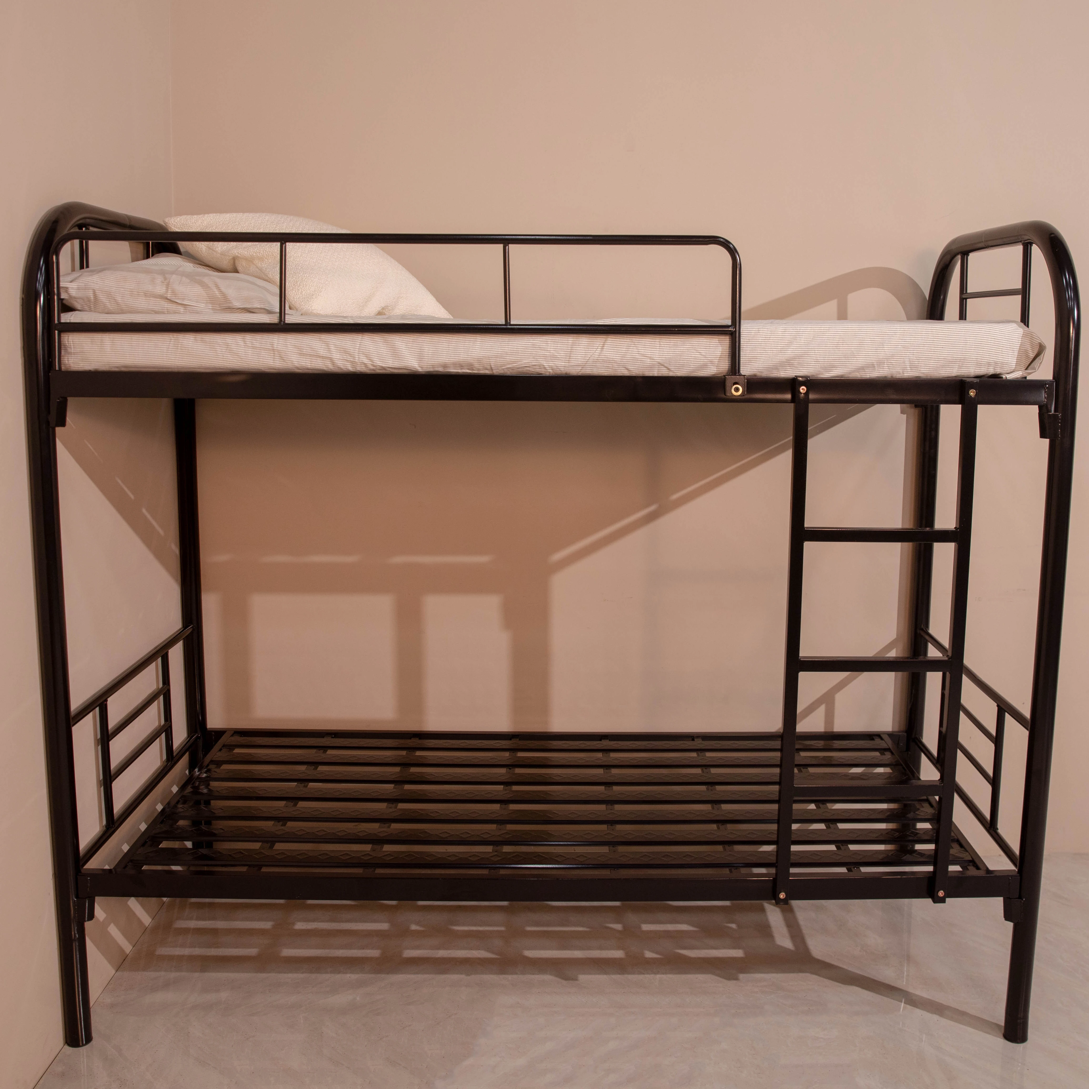 Custom furniture bunk bed modern metal style stainless steel  prison bunk bed