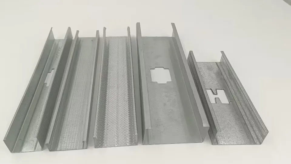 Light Gauge C U Channel Drywall Profile And Gypsum Channel Steel Stud Making Machine