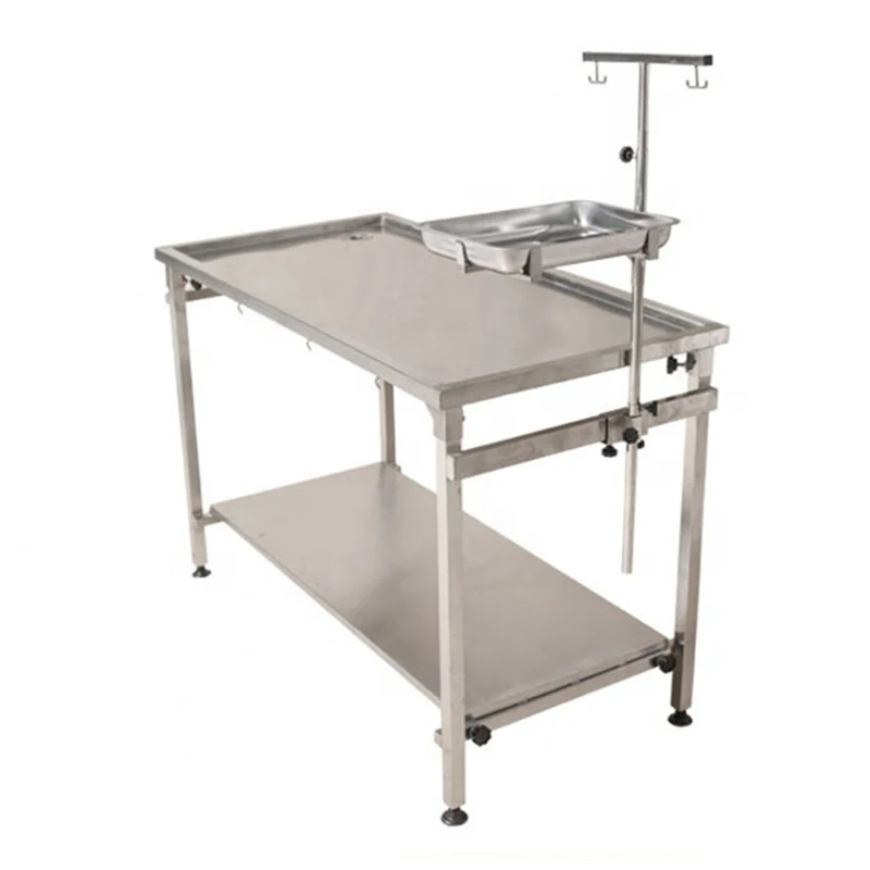 Factory Price Veterinary Equipment High Temperature Stainless Steel Countertop Vet Dissect Table Animal Operating Table