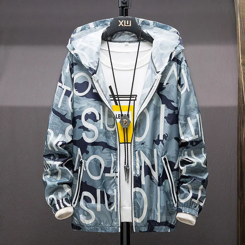 
Spring Fashion Sunshine proof Plus size jackets denim jacket men clothes 