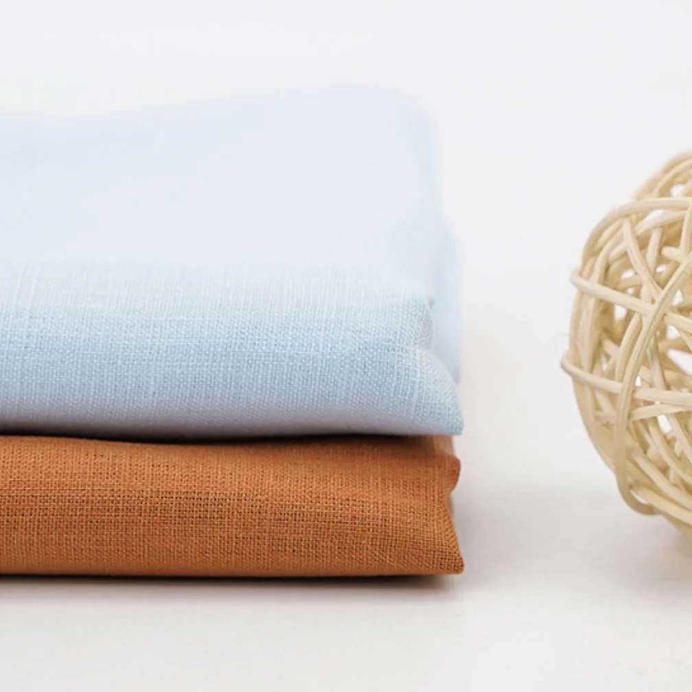New Arrival Hot Sale Pure Color 100% Linen Fabric For Shirts Suits Home Textile Bedding Curtains