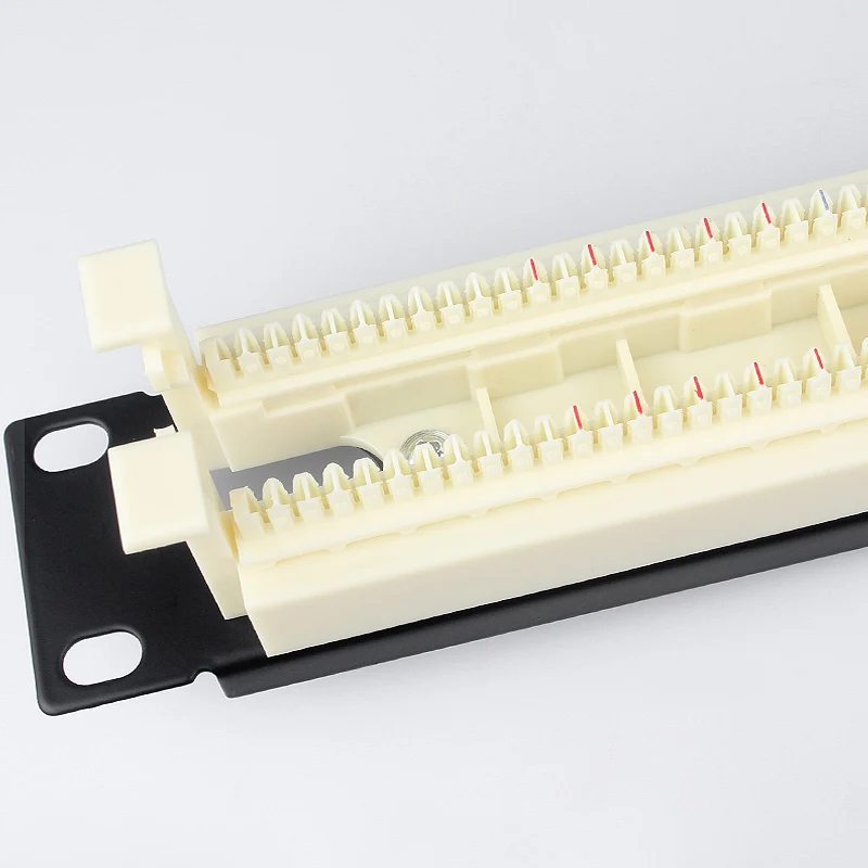  seto 24 Port Patch Panel Modular for Keystone Modules 1U 19 Inches Rack Mounting Compatible