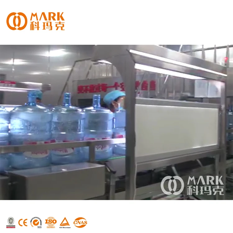18L 19L 20L Big Barreled Mineral Pure Water 5 Gallon Water Bottle Cleaning Filling Machine