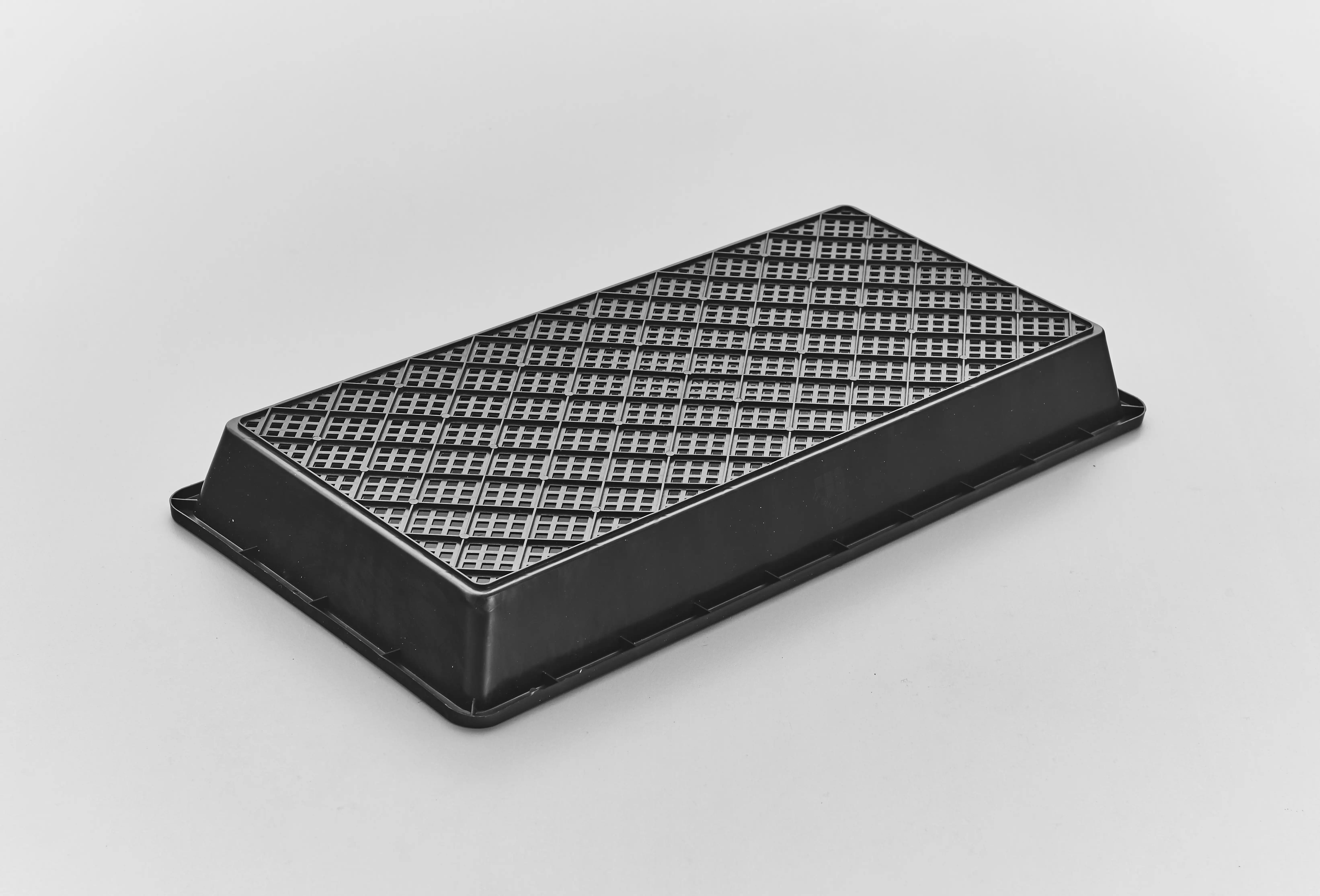 FCZ540B Прямоугольный плоский пластиковый лоток для рассады усиленный 540x270x60 мм Лоток сельского хозяйства семян