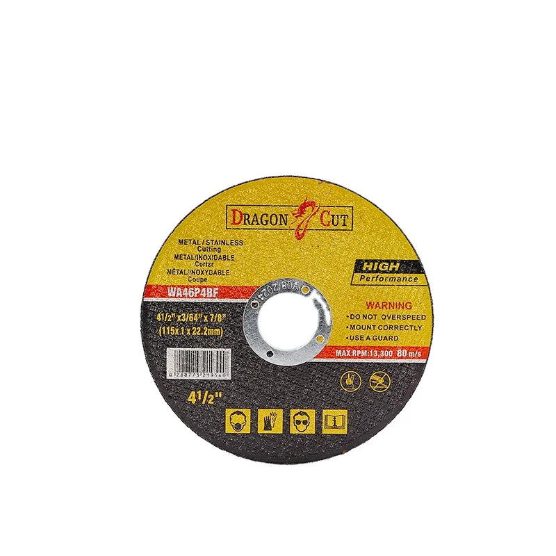 4.5 Inch Metal Cutting Disc Cutting Off Wheel for General Stainless Steel