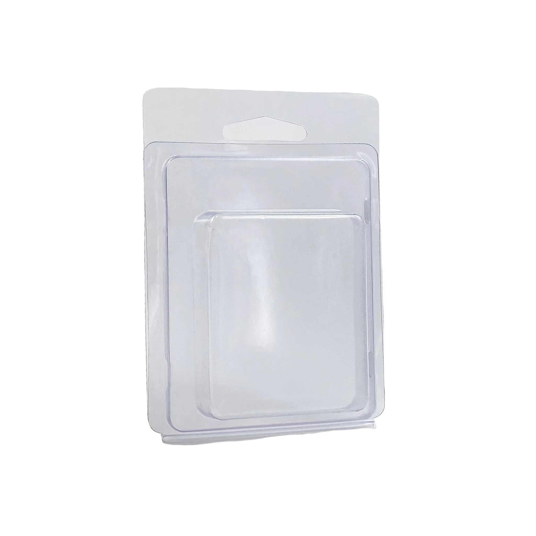 Clear Plastic Customized Clamshell Blister Packaging Card 2 Pack Blister Box