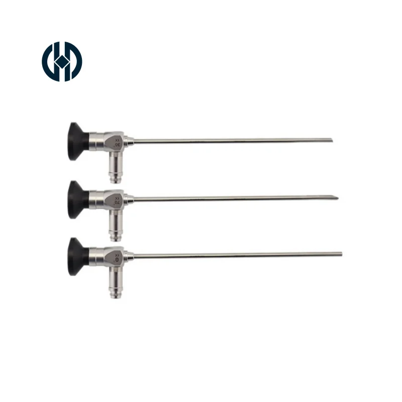 Manhua 90 degree OD 8mm 179mm portable endoscope ent unit camera module video laryngoscope for hospital