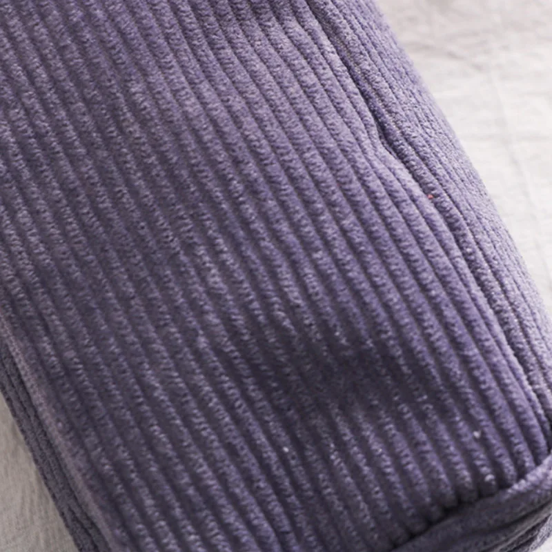 Corduroy Pencil Case Korean Stationery Pen Case Large Capacity Multifunctional Pencilcase School Supplies Pencil Pouch