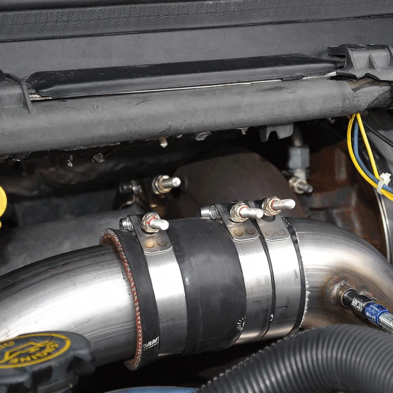 Stainless steel type pipe tube hose clamp clip heavy duty strong T bolt spring clamp for JAC FOTON FAW SHACMAN