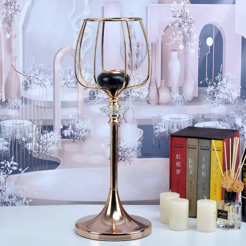 Table Top Wedding House Candle Holder Stand Table Decorations Candelabra Metal Lantern