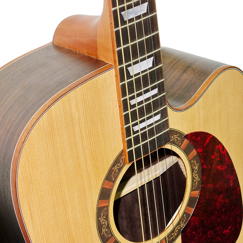 High grade acoustic guitar music instrument HW-12RC/NM