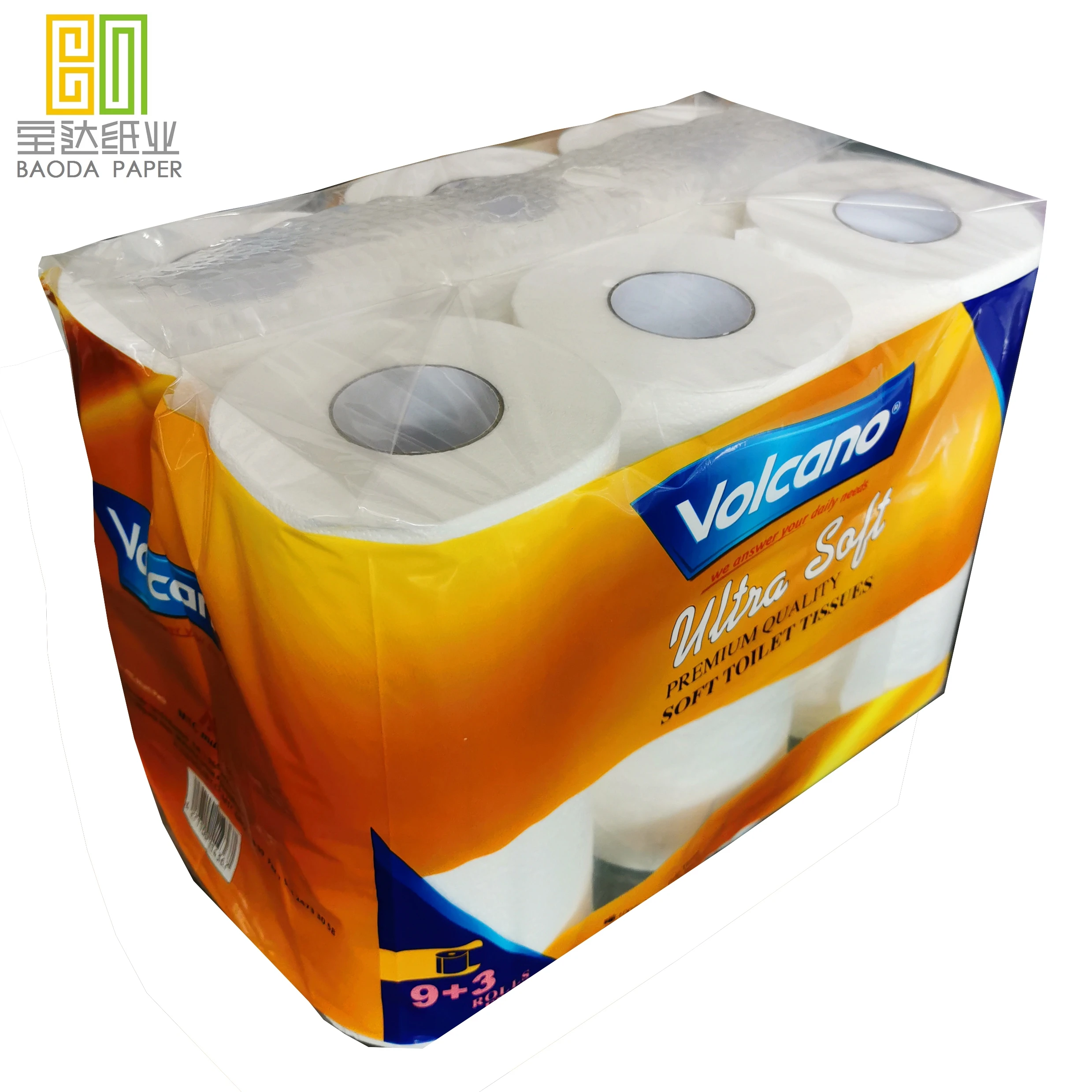 High quality, hygienic,no harmful chemicals toilet paper tissue in China
