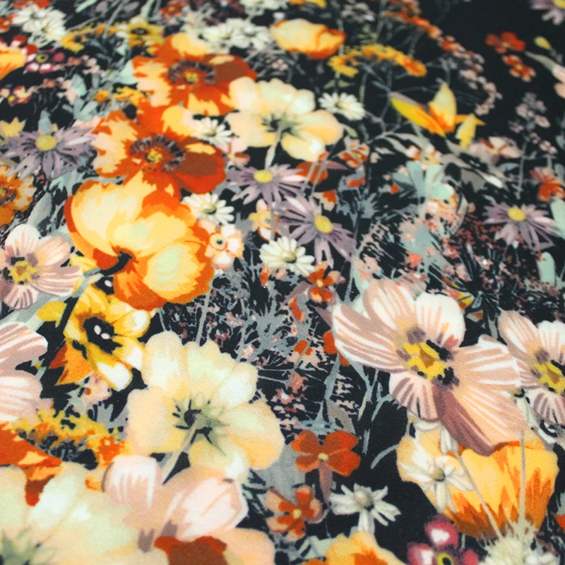 
 Платье-рубашка, ткань, дизайнерская блузка на заказ, 100% Полиэстеровая ткань, шифоновая ткань с принтом для детей  