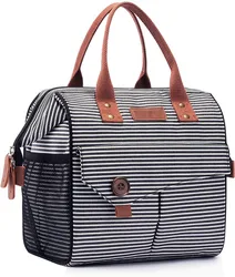 Custom cooler bag Durable Insulated Lunch Bag with adjustable Shoulder Strap for women Work Picnic Hiking