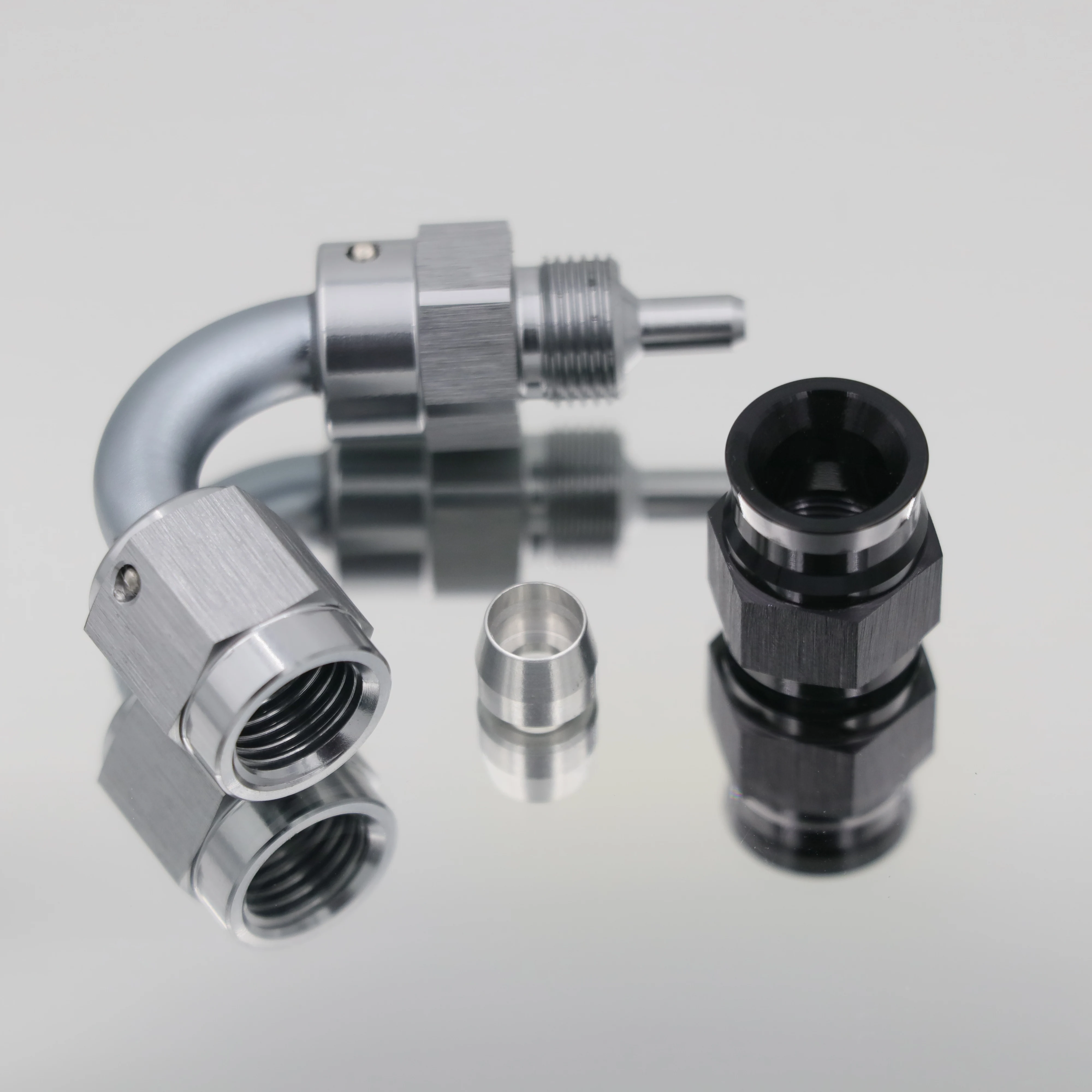 AoMei   Factory  High performance Swivel PTFE Hose ends fitttingAN3 AN4 AN6 AN8 AN10 AN12
