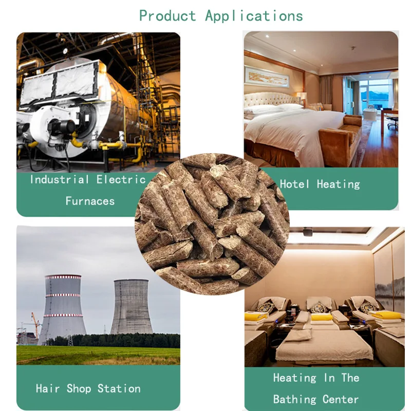 Wood pellets do not coke  have a long heating time  new energy fuel  biomass  and are flammable wood pellets