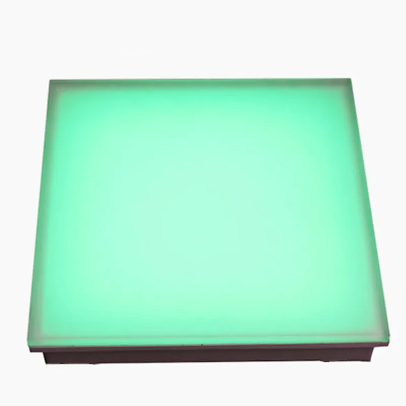 CX-Lighting новая наружная Водонепроницаемая напольная плитка IP67 RGB светодиодная 1 2 Вт кирпичные огни пластиковая