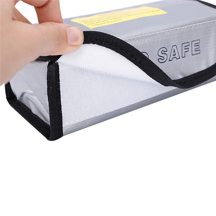 YIHUAXING Rechargeable Lithium Battery Protective PVC Fireproof Explosion-Proof Storage Bag for Model Aircraft