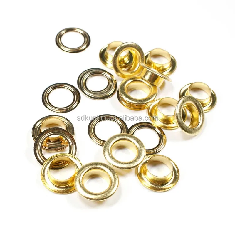 12/23/6.5mm  standard brass tarpaulin eyelet/copper rings