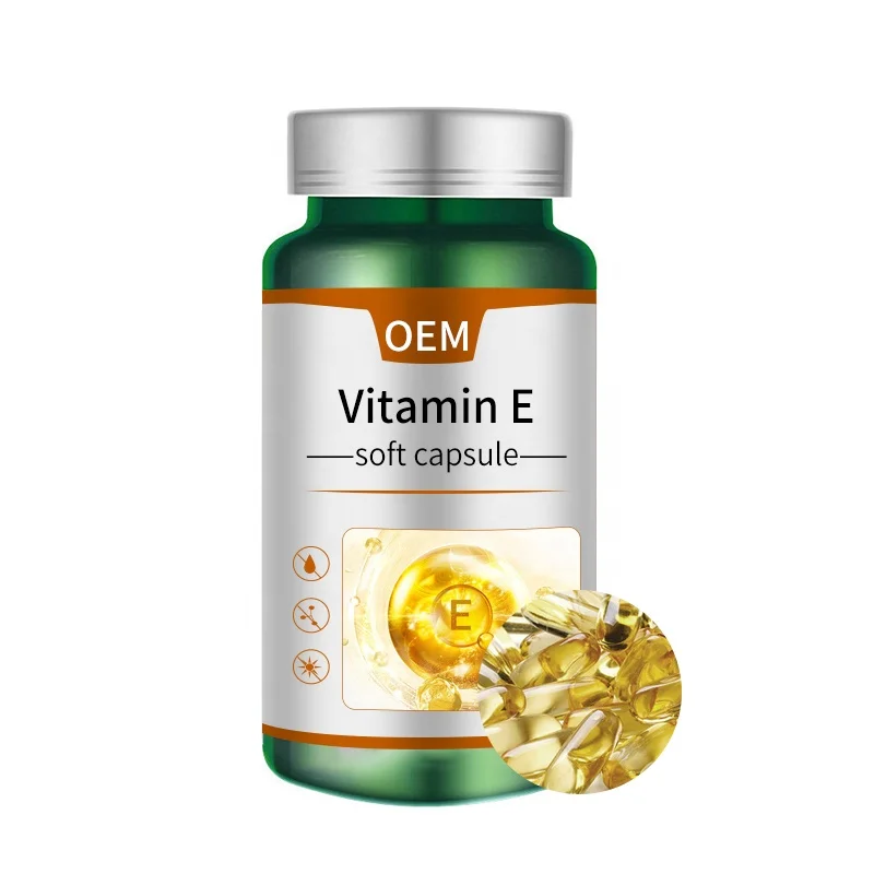 Tocopherol OEM/ODM Skin Beauty Supplement Vitamin E soft Capsule