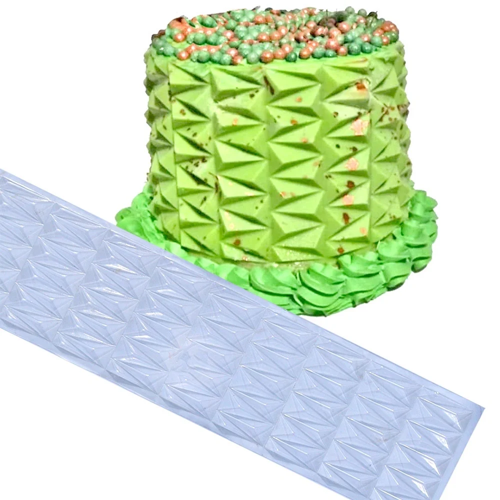 acrylic Cake Printing Fine Hollow Lace Cookie Fondant Dessert Cake Templates, Side Baking Mesh Stencil Cake Decorating Stencils