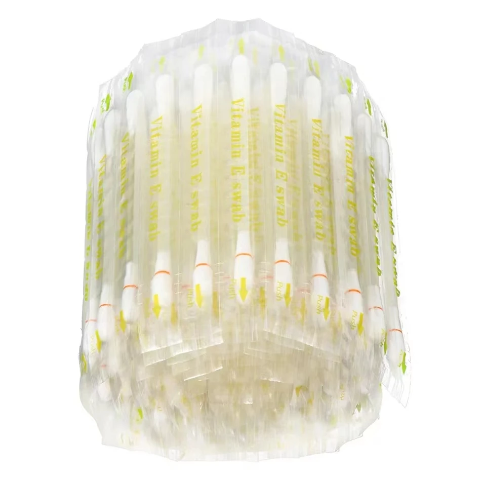 100 pcs dental Vitamin E Cotton Swabs Vitamin E Oil Swabs Stick VE Cotton Swab For Teeth Whitening