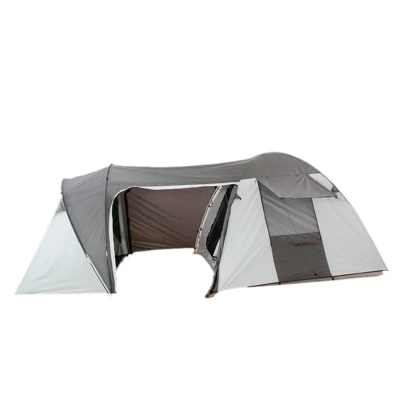 Wholesale Tent Outdoor folding family tourist tent 2 room 5~8 person camping waterproof dome tent