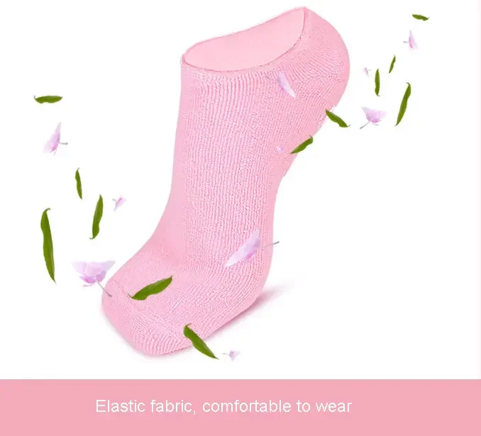 Low Price Moisture SPA Gel Socks Anti-slip for dry feet callus remover silicone spa gel socks