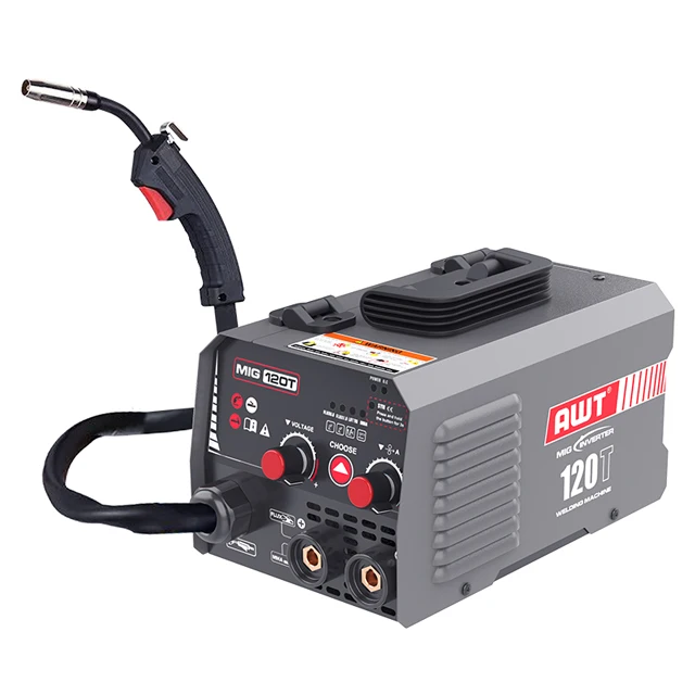 MIG721-120 portable welding machine FLUX MIG easy to operate welder AWT brand home use inverter  welder