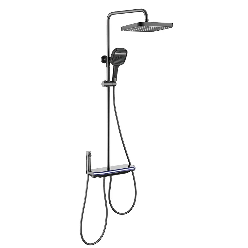 Hot Sale 1150QH Gun Grey Piano Key Design Bath & Shower Faucets Premium Product