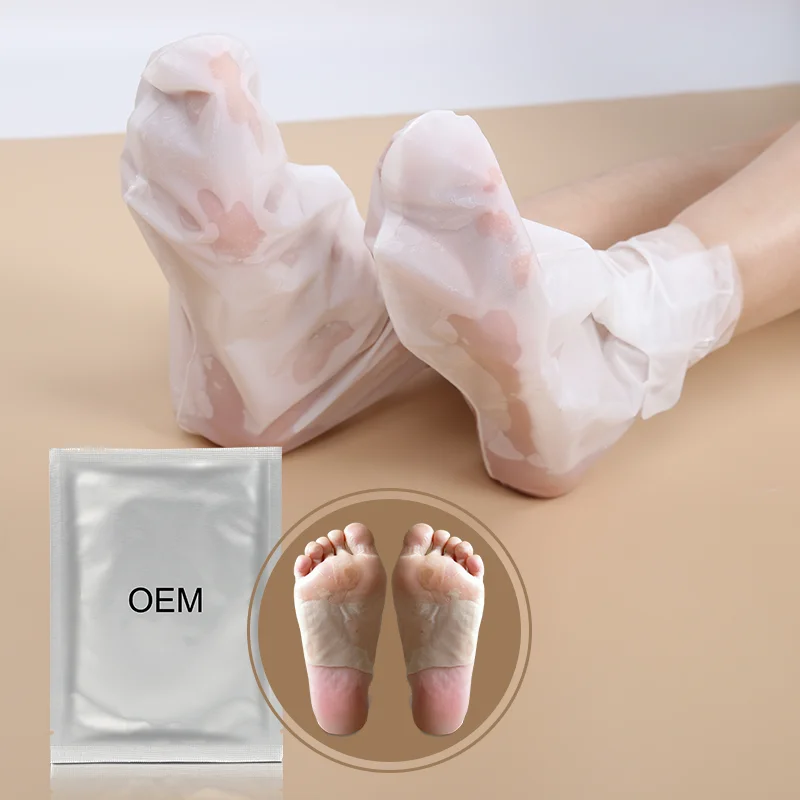 Wholesale Oem Korea Care Feet Silky Foot Sock Exofiliant Exfoliating Baby Peeling Foot Peel Off Mask Babe Feet