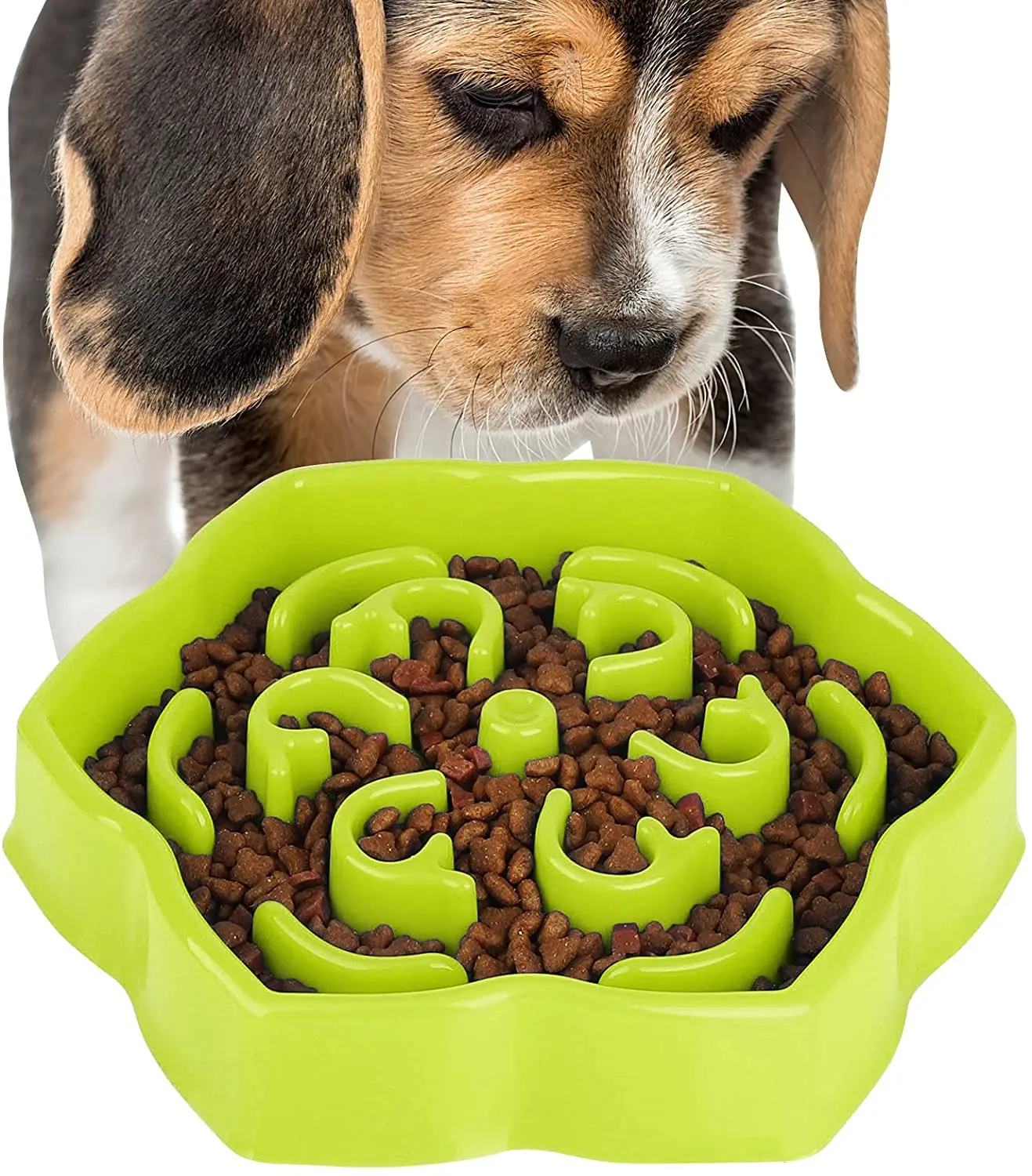 2021 hot sellers Factory Wholesale cheap slow food anti-choke dog bowl folding fun feeder slow bowl
