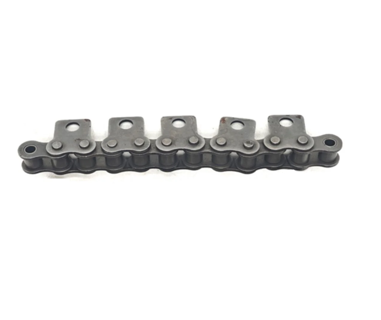 Industrial drive precision roller chain curved plate chain single side double side single hole double hole with ear 4 points