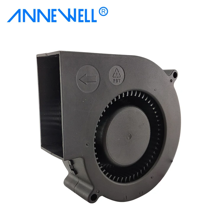 Large airflow 97mm mini silent brushless dc centrifugal blower fan 9733 12v/24v high speed brushless turbo blower grill oven fan