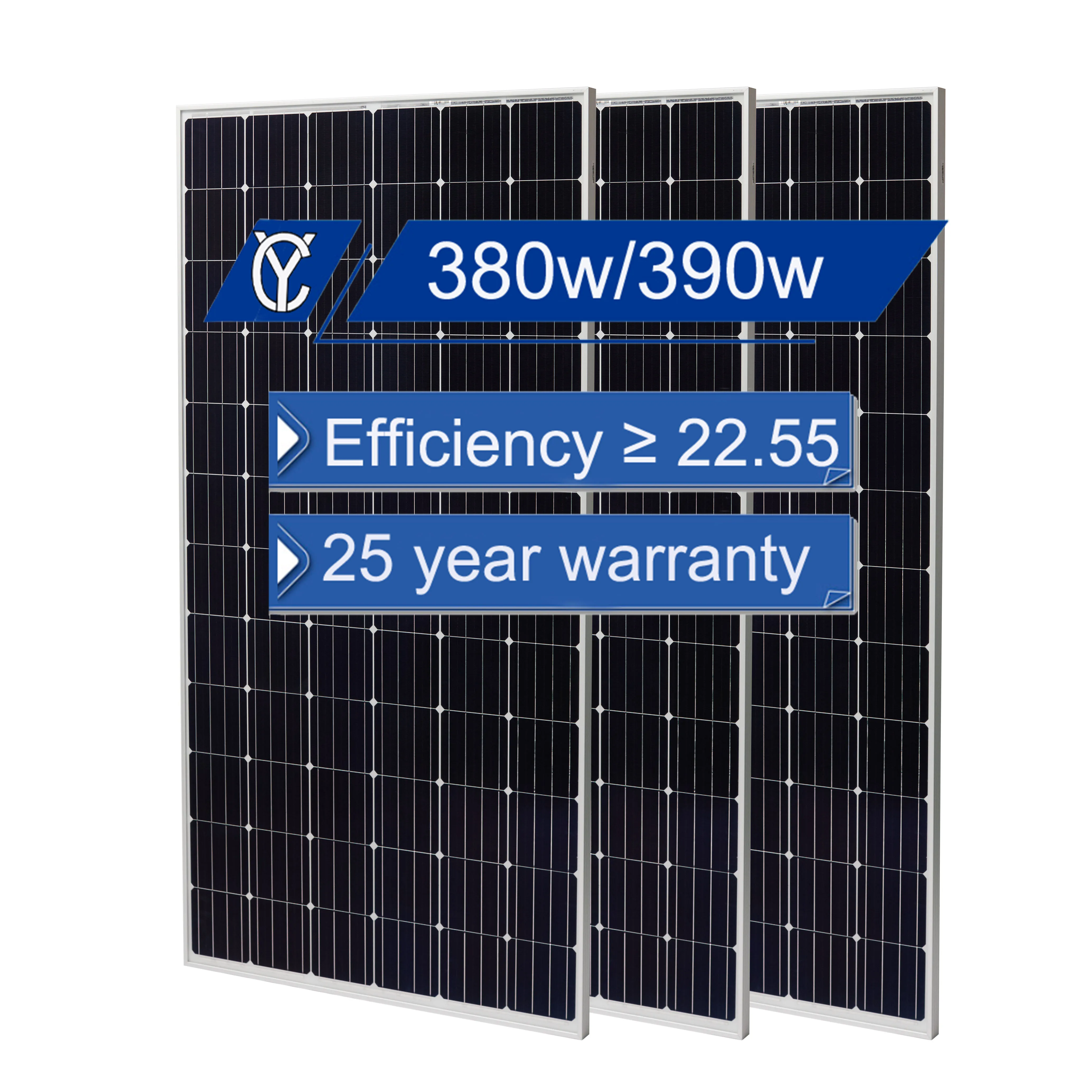 Factory Supply House 380w 390w Solar PV Panel Waterproof Mono Solar Panel