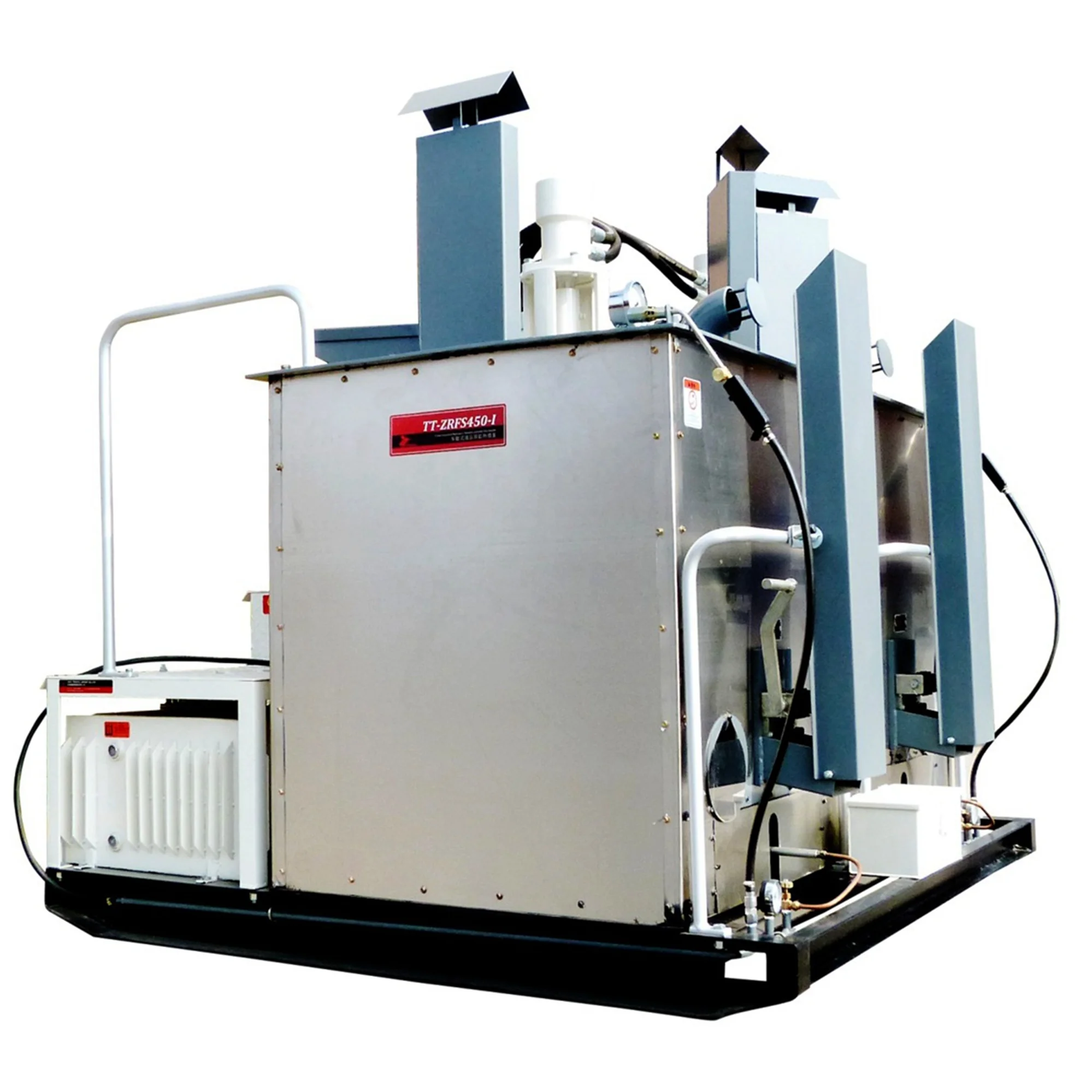 2022-Новый гидравлический двухцилиндровый термопластичный предварительный нагреватель для дорожной маркировочной линии